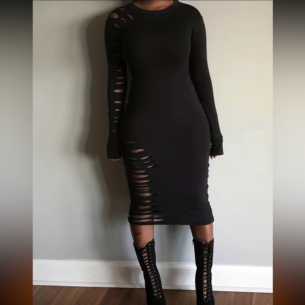 Black Dress w/ cutouts